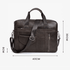Bolsa de couro masculina
