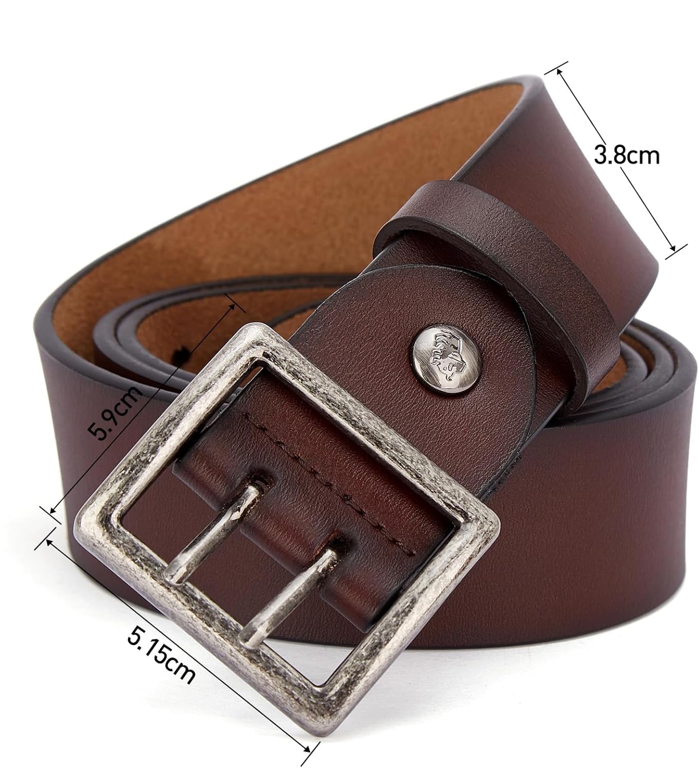 Cinto Masculino de Couro Legítimo