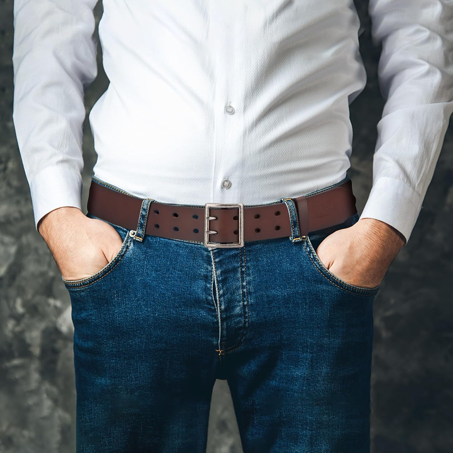 Cinto Masculino de Couro Legítimo