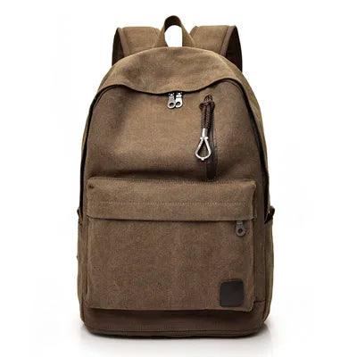 Mochila de Lona Masculina Durável